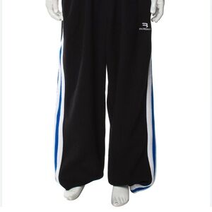 Balenciaga Black and Blue Sweatpants